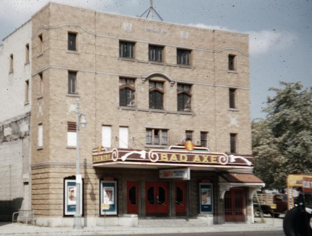 Bad Axe Theatre - Bad Axe Theatre September 1948 From A S Al Johnson